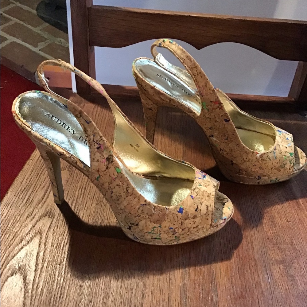 Sexy Platform Multi colored sling back high heels🔥 - Picture 3 of 7
